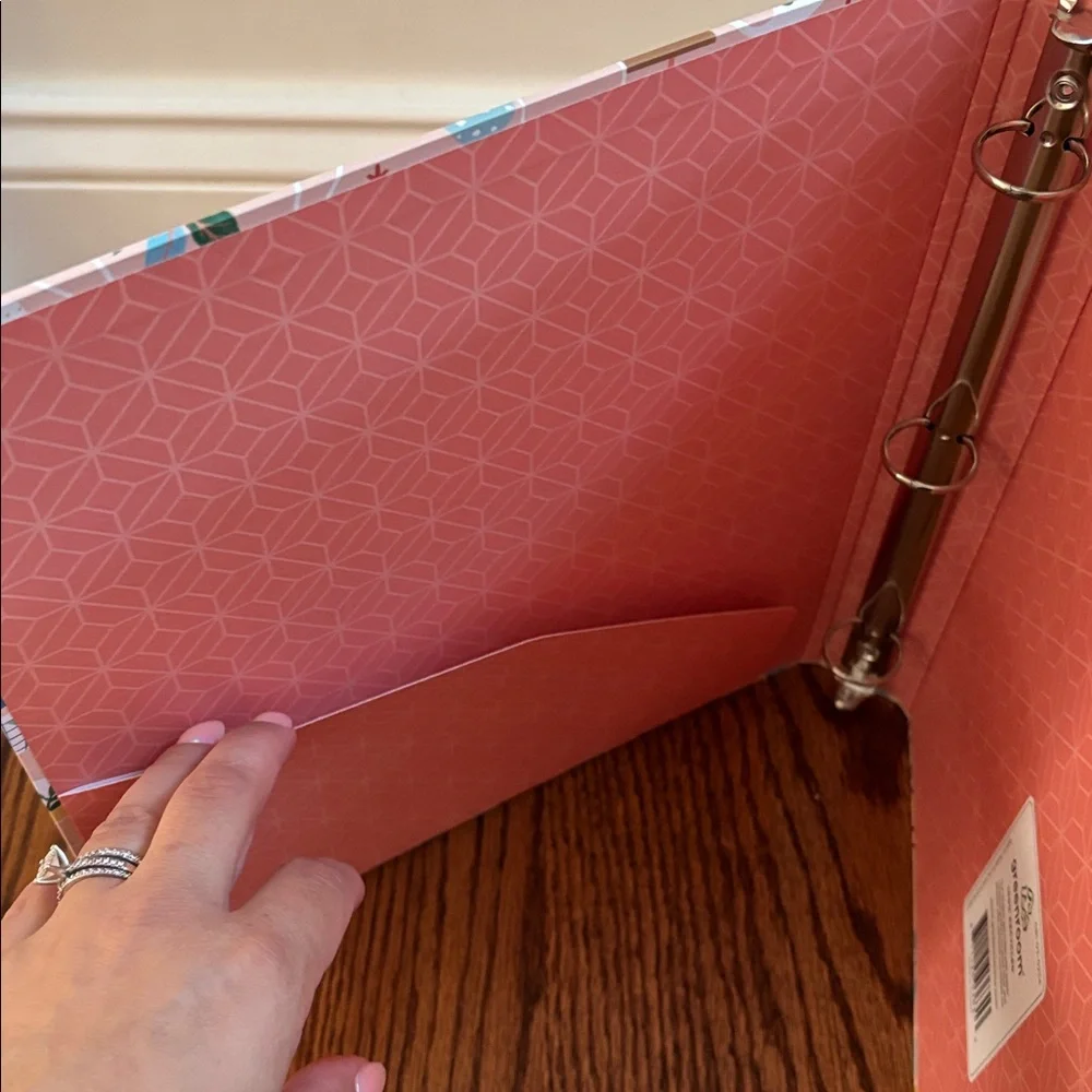 Set of 2 Binders -Floral and Botanical Patterned Binders New